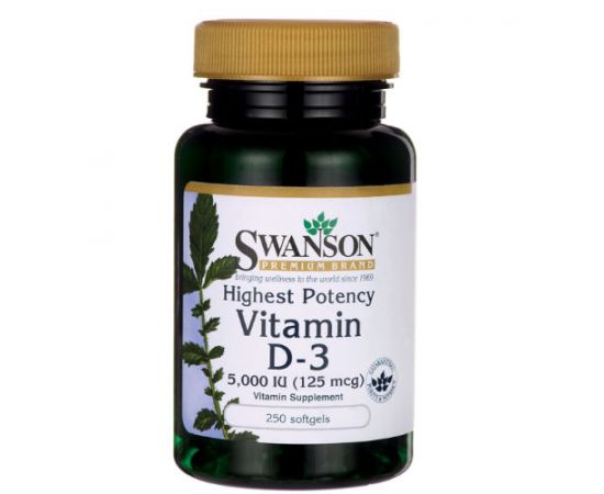 Vitamin D3 Highest Potency 5000IU 250cps