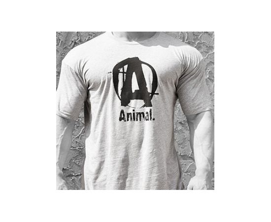 Animal T-Shirt Logo A Grey