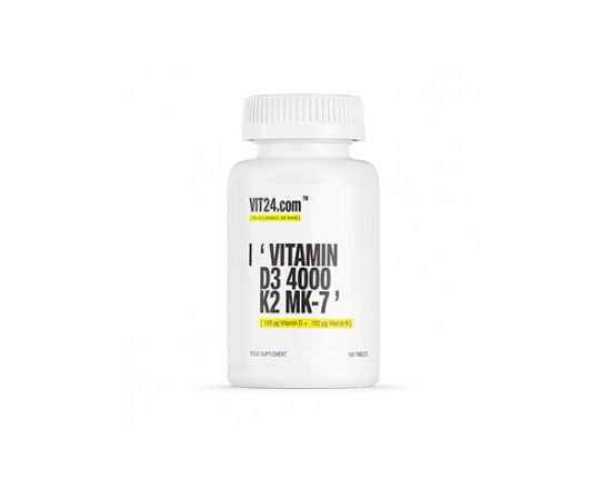 Vitamin D3 4000 K2 MK7 100tabs