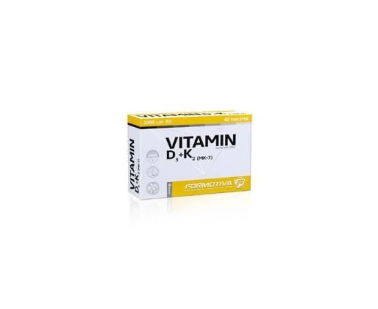 Vitamin D3+K2 (MK-7) 60 tabs